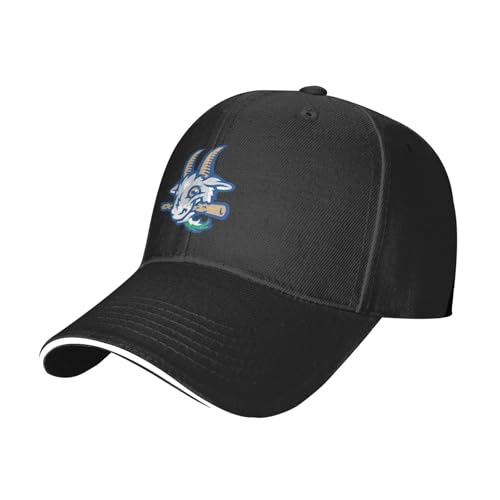 Hartford Collega Yard Goats Sandwich Baseball Hat Cap Golf Dad Caps Sports Adjustable College Fashionable Cap for Mens Womens Unisex Black