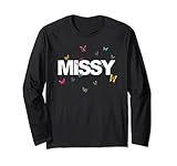 Photo Gallery missy - bellissimo nome con farfallas maglia a manica Photo Gallery missy - bellissimo nome con farfallas maglia a manica