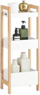 SoBuy FRG226-WN Póka łazienkowa w kolorze białym