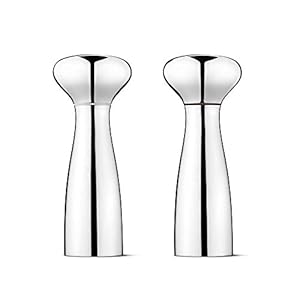 Georg Jensen Alfredo zout- en pepermolen, 7,87 inch, roestvrij staal door Alfredo Häberli