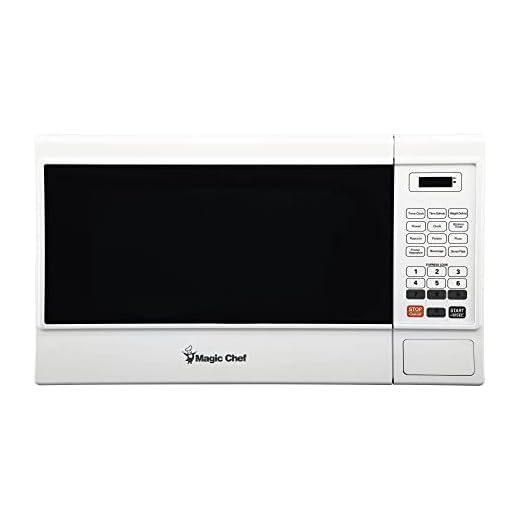 Magic Chef MCM1611W 1100W Oven, 1.6 cu. ft, White Microwave