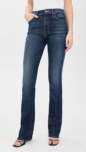 MOTHER Women's Mid Rise Smokin Double Heel Jeans2