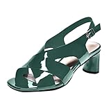 Sportschuhe Damensandalen für Frauen große Absätze Fish Mouth Strass Sandalen Sandalen Damen Keilabsatz Silber
