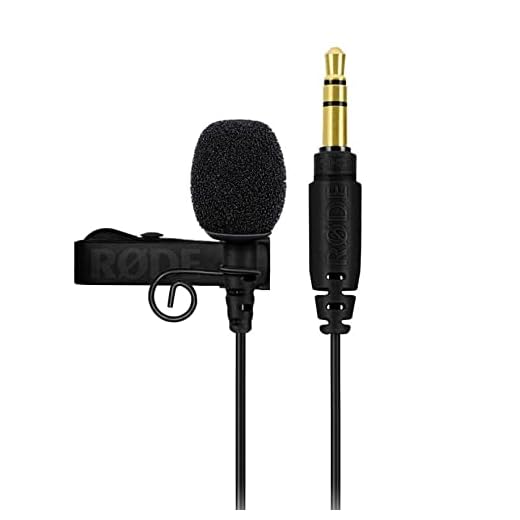 Rode Lavalier Go Profissional Microfone Lapela Padrão Polar Condensador Omnidirecional Cabo Reforçado com Kevlar Conector de 3.5mm Clip Lave e Saquinho de Transporte Incluso/No Brasil