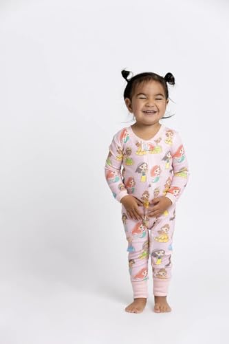 Image of MONICA + ANDY One Piece Baby Pajamas, 100% Organic Baby Clothes for Girls and Boys, Sizes For Newborn and Infant