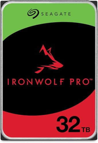Image of Seagate IronWolf Pro 32TB, NAS internal hard drive, 3.5 inch, 7200 U /Min, CMR, 512 MB Cache, SATA 6 GB /S, Data Rescue Service (ST32000NT00)