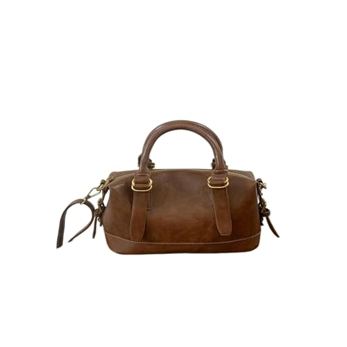 Bolso cruzado marrón retro y elegante ideal para ir a trabajar a diario con estilo 2