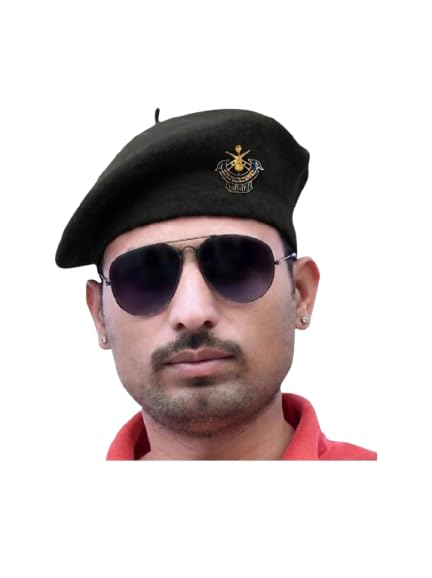 Khichi Logo Beret Cap | Stylish Military-Inspired Fashion Cap-image-15