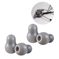 Stethoscope Ear Tips Replacement for Littmann Stethoscopes Compatible with MDF Stethoscope Ear Pieces Classic 3 Cardiology 3 & Cardiology 4,Cardiology III & IV & Littmann Stethoscope Parts (grey)