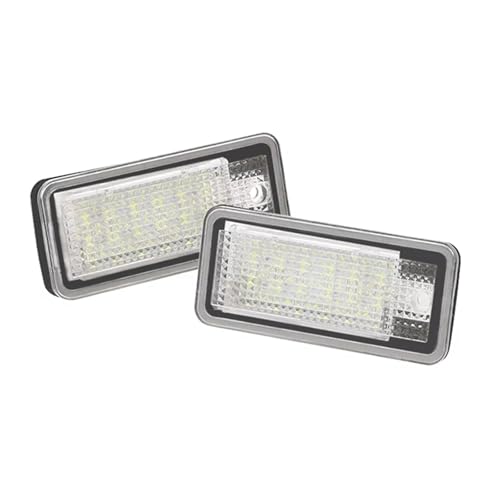 Luces matrícula LED de 12V para viajar de noche con tu Audi A4 o Q7 de forma segura