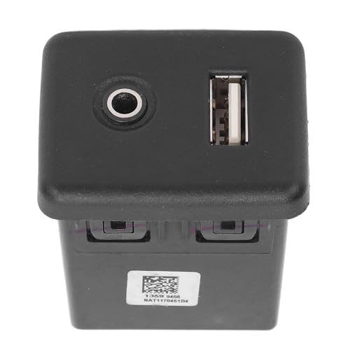 AUX USB Jack Port, AUX USB Interface Socket Jack Smoother Driving Safe Connection 13599456 for Malibu EG3 2012 to 2018