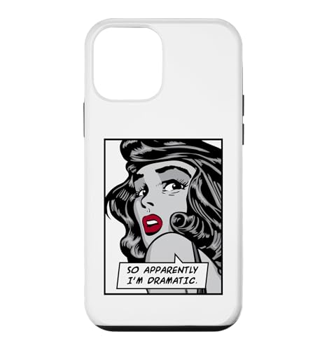 So Apparely I'm Dramatic �r���e�[�W �|�b�v�A�[�g ���̎q �ʔ������p �X�}�z�P�[�X iPhone 12 mini �p