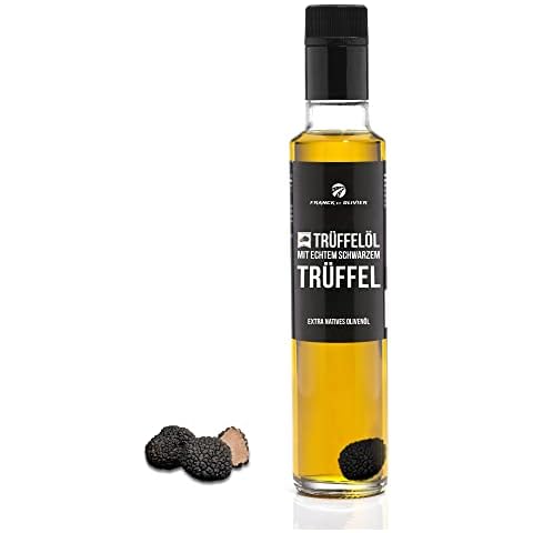 Edition schwarzes Trüffelöl mit ganzem schwarzen Trüffel. 250ml. Aus nativem Olivenöl extra vergin Cover