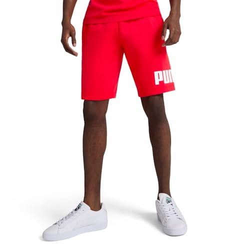 PUMA Men's Big Logo Fleece 10' Shorts (Available...