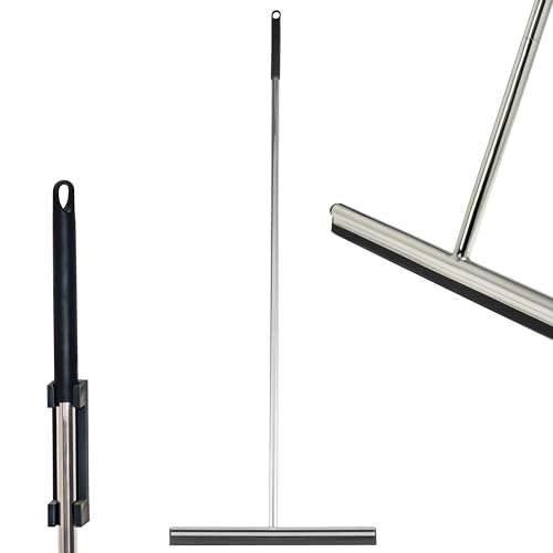 bremermann Bodenabzieher, Fensterabzieher mit Wandhalter, aus Edelstahl und...