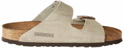 Birkenstock 951303 Arizona SFB taupe, Suede Leather Hombre Taupe EU 39