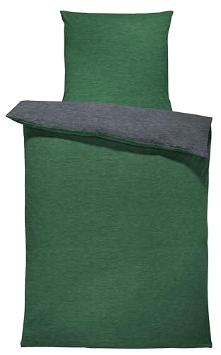 one-home Winter Bettwäsche Biber Meliert Baumwolle Flanell Kuschelig...