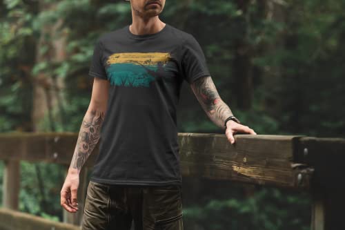 Angler T-Shirt: Angler - Geschenk für Fischer und Angler - Geschenk für Angler - Anglerbekleidung Herren - Angelkleidung Männer - Angeln - Anglerin - Fisch - Grau - Army – Bild 2
