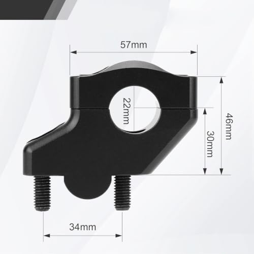 Elevador de manillar de moto Suzuki V-Strom DL650, soporte extensor de abrazadera para manillares 2