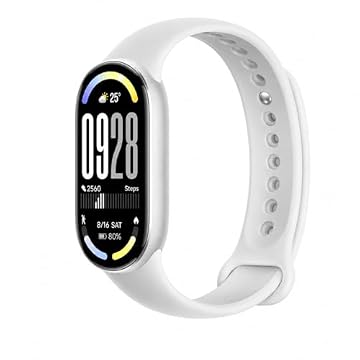 Xiaomi Smart Band 10 - Pulseira inteligente, autonomia de até 21 dias, tela AMOLED de 1,72", taxa de atualização de 60 Hz, 5 ATM, sensor de frequência cardíaca, app Mi Fitness, cor prata (versão ES)