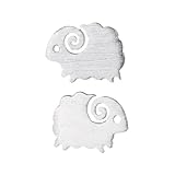 WESIEVYA Pendientes de Botón de Plata para Mujer Pendientes de Oveja Pequeños de Moda Joyas Delicadas Orejas Accesorios para Uso Diario y Obsequio
