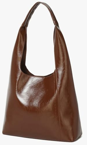 Trendy Tote Bags for Women 2025 Soft Vegan Leather Shoulder Bag Hobo Purse Slouchy Work Handbag Weekender Underarm Bag3