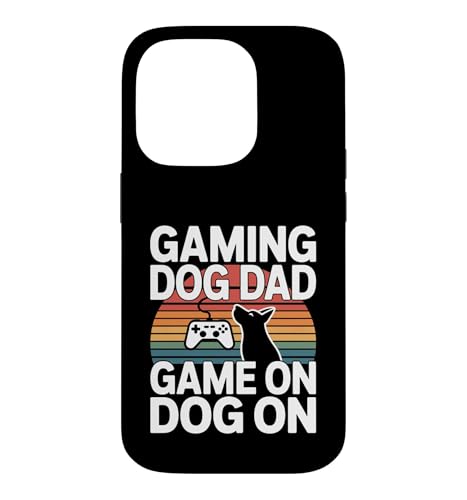 �������ȃQ�[���uDog Dad Game On Dog On Controller�v �X�}�z�P�[�X iPhone 14 Pro �p