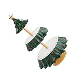 SHERCHPRY クリスマススナックプレート樹脂製スナックボウル1pc フードトレイ フェスティバルデスクオーナメント ホームパーティー用