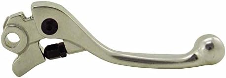 Outlaw Racing OR3414 Dirt Bike Brake Lever OEM 1166210007 Replacement Compatible with Yamaha Suzuki and Kawasaki Bikes Polished Silver Aluminum Hand Brake