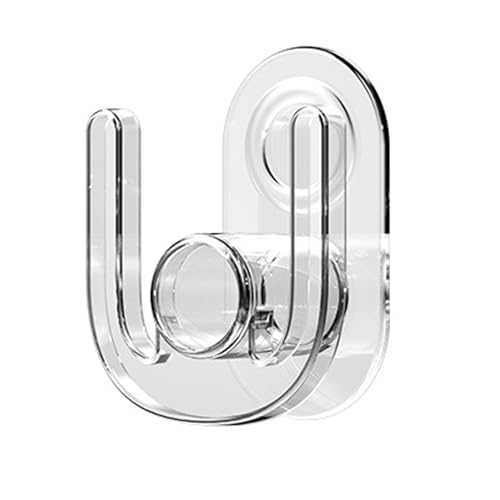 LONGRUI Clear Adhesive Wall Mount Shoe Rack, Capacity, Space-Saving Storage Holder for Entrance & Bathroom (2)