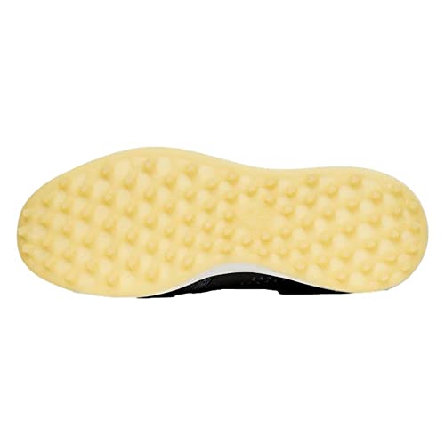 Travismathew Men's Moneymaker Spikeless Golf Shoe, Grey Pinstripe/Sunlight (Us_Footwear_Size_System, Adult, Men, Numeric, Medium, Numeric_9) #TOP1