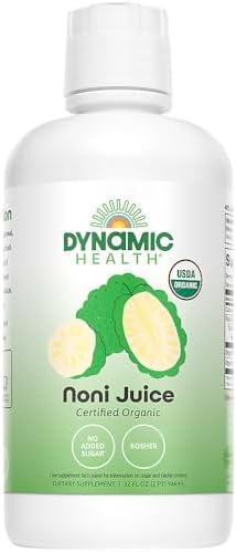 Dynamic Health Organic Noni Morinda Citrifolia Juice, 946 ml