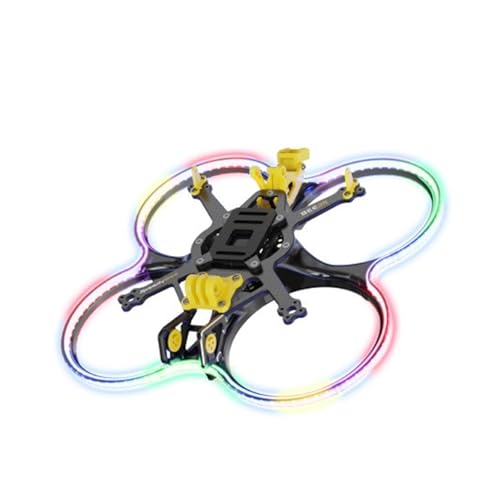 35 3.5�C���` 153mm �t���[���z�C�[���x�[�X RC FPV�t���[�X�^�C���ɑΉ��BCinewhoop�_�N�g�h���[��DIY�p�[�c(Bee35 Pro LED)