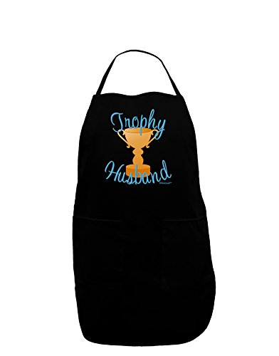 TOOLOUD Trophy Husband Design Dark Adult Apron - Black - One-Size