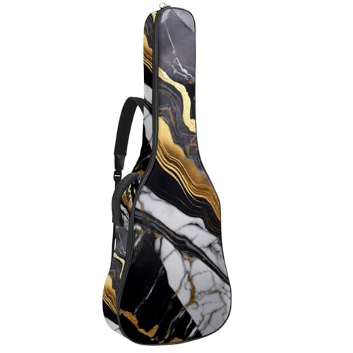 Housse de guitare 101,6 cm marbre noir pour musiciens nomades