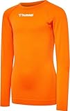 hummel, hmlBL Comfort 2.0 Tee L/S Kids, ORANGE Tiger, 152/164