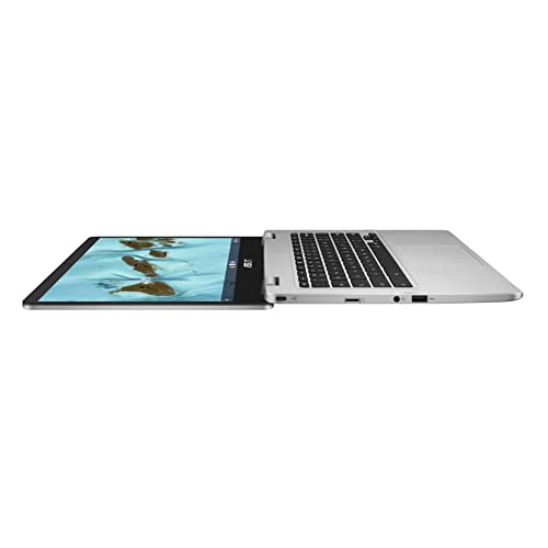 ASUS C424MA-AS48F Chromebook C424, 14.0" 180 Degree FHD NanoEdge Display, Intel Dual Core Celeron Processor, 4GB LPDDR4 RAM, 128GB Storage, Silver Color, C424MA-AS48F by ASUS - Image 5