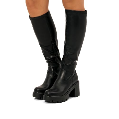 Mtng Para Mujer. 54890 Botas Saba Negro (37), 5 A 8Cm, Cremallera, Casual - 2
