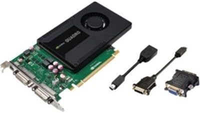 PNY Technologies VCQK2000D-PB Quadro K2000DPCIE 2.0 x 16 Video Card