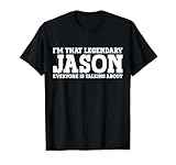 Jason Personal Name Funny Jason T-Shirt Small