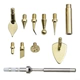 Têtes d'outils interchangeables : le design comprend des têtes femelles et femelles avec un joint moleté torsadé à la main, permettant aux utilisateurs de rece facilement diverses têtes d'outils d'habillage pour répondre à des besoins spécifiques.