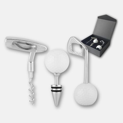 Set di Accessori Per il Vino, Cavatappi a Forma di Golf Vino Rosso Apri Bottiglia di Birra Utensili per Apertura di Sughero