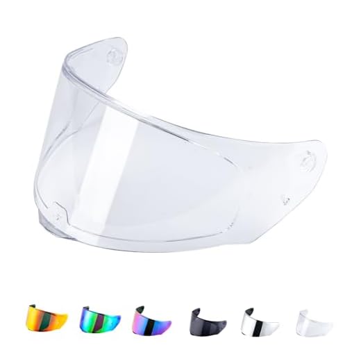 JQF Gear Visiera Casco Moto per Assault/Rapid/Stream,Sostituzione della Visiera della Lente del Casco del Parabrezza del Motociclo per LS2 FF800/FF353/FF328(Trasparente)