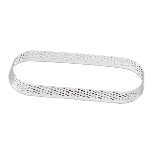PRETYZOOM Oval Tart Ring Mold Stainless Steel Mousse Ring for Cake Mold Use As Tiramisu Cutter for Tins Tart Tins for Baking and Mould Making