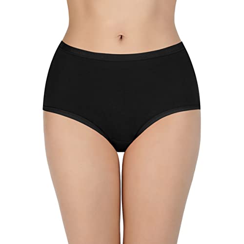 Image of Amante Solid Cotton Full Brief Panty Pack(Pack of 3)