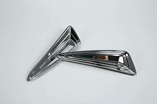 2pcs ABS Chrome Car Front Left + Right Grill Grille Cover Trim Molding Trim Molding Strip Decorative Emblems for Toyota C-HR CHR 2017 2018 2019 2020 2021 2022 2023