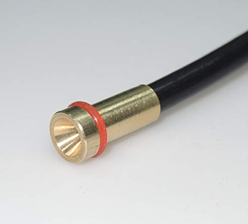 CHNsalescom MB Series European Style MIG MAG PTFE Graphite Steel Liner Welding Liner Wire (5 Meters 16.4ft,Graphite-OD:4.0mm)