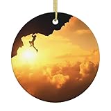 albero di natale in ceramica da appendere per arrampicata su roccia, ornamento decorativo per natale, vacanze, decorazione da parete per casa, feste