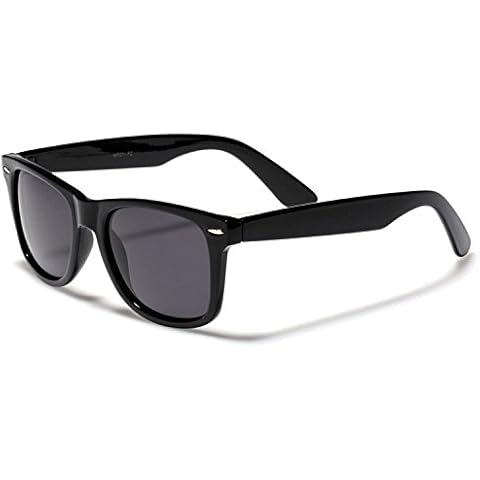 Boolavard Retro Horn Rimmed Sunglasses with UV400 Cover