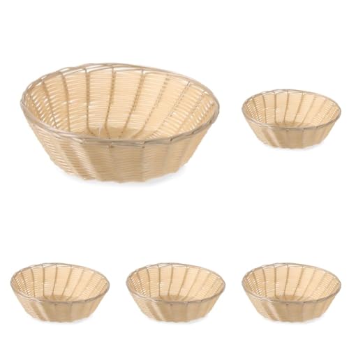 HENDI 426609 Corbeille à pain - rond (Lot de 5)